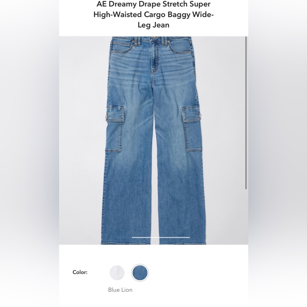 AE Dreamy Drape Baggy Wide Leg Jean
